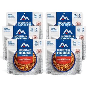 Mountain House Chicken Tikka Masala | Freeze Dried Backpacking & Camping Food | 6-Pack | Gluten-Free