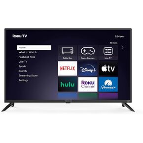 PROSCAN 43-inch 4K UHD Roku Smart Flat Screen LED TV, 2024 Model