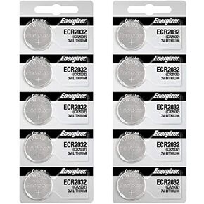 Energizer 2032 Battery CR2032 Lithium 3v (1 Pack of 10)