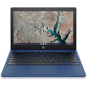 HP لابتوب كروم بوك 11 انش - عمر بطارية يصل الى 15 ساعة - ميديا تيك - MT8183 - ذاكرة رام 4 جيجا - ذاكرة اي ام ام سي 32 جيجا - شاشة HD 11.6 انش - مع نظام تشغيل كروم - (11a-na0021nr، موديل 2020، ابيض in Kuwait