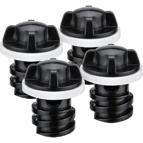 Cooler Plug for YETI, 4 Pack Cooler Drain Plug Compatible with YETI & RTIC Coolers Leak-Proof Plug Replacement for YETI Tundra Roadie Tank and RTIC Coolers