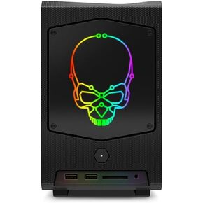 BRENUC NUC 11 Extreme Kit Beast Canyon NUC11BTMi7 Intel Core i7-11700B Gaming PC Barebone Supports 12'' Max Video Card Length, UHD, WiFi, Bluetooth, HDMI, USB 3.1, SD Card