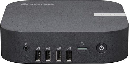 ASUS Chromebox 5a with Intel® Celeron® 7305 Processor, 4GB DDR4 RAM, 128GB M.2 PCIe G4x4 NVMe SSD, Quad-Display, Wi-Fi 6E & Bluetooth, Gb LAN, USB-C, Chrome OS, VESA Mount in Saudi Arabia