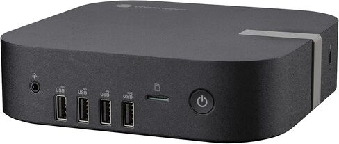 ASUS Chromebox 5a with Intel® Celeron® 7305 Processor, 4GB DDR4 RAM, 128GB M.2 PCIe G4x4 NVMe SSD, Quad-Display, Wi-Fi 6E & Bluetooth, Gb LAN, USB-C, Chrome OS, VESA Mount in Saudi Arabia