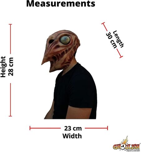 Ghoulish Productions Big Charlie Mask, Creepy Dog Latex Mask. Biege Skin With Black Eyes Dog Mask. Dog Mask Adult. Creepypastas Line. Adult Mask One size latex mask in Saudi Arabia