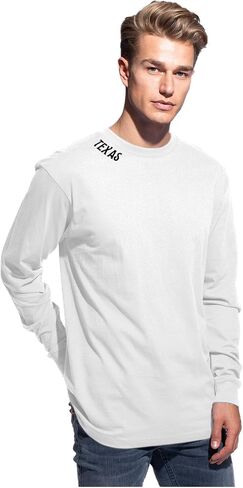 Daxton Premium Dallas Men Long Sleeves T Shirt Ultra Soft Medium Weight Cotton in Kuwait