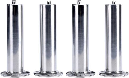 Amarine Made 4-Pack Heavy 316 Duty Stainless Steel Rod Holders with Drain, Flush Mount Fishing Rod Pole Holders, 30 Degree, 15degree, 90 Degree (90 Degree) in Saudi Arabia