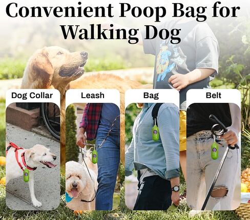 270 Counts Dog Poop Bags Rolls with Dispenser, Scented Poop Bags for Dogs Waste, Extra Thick& Leak Proof Dog Bags for Poop, Doggie Pet Waste Bags for Doggy Puppy Cat Poop 9" x 13" Purple in Saudi Arabia