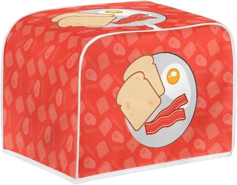 Toast Breakfast Toaster Cover Bread Toaster Oven Cloth Cover with Top Handle Water Proof Pink Kitchen Broiler Organizer Bag Dust & Fingerprint Protection in Kuwait