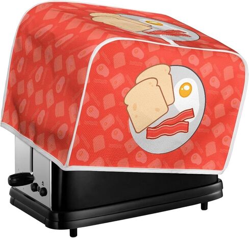 Toast Breakfast Toaster Cover Bread Toaster Oven Cloth Cover with Top Handle Water Proof Pink Kitchen Broiler Organizer Bag Dust & Fingerprint Protection in Kuwait
