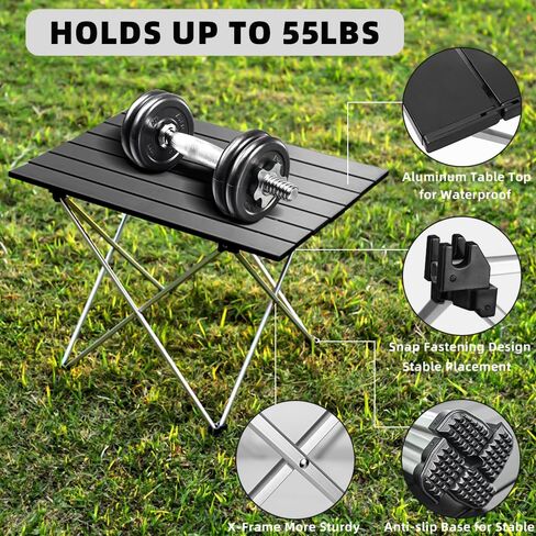 Folding Camping Chair Set of 3, Portable Adjustable Camp Chairs & Black Table, Large Lawn Chair Portable for Adults Hiking, Fishing, Picnic, Outdoor BBQ, Travel, Sports, & Storage Bags in Saudi Arabia