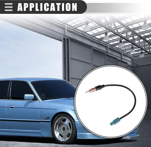 كابل توصيل محول هوائي تلقائي من Motoforti، لسيارة BMW 525i 2002-2003، معدن بلاستيكي، 40-EU10، أسود in Saudi Arabia