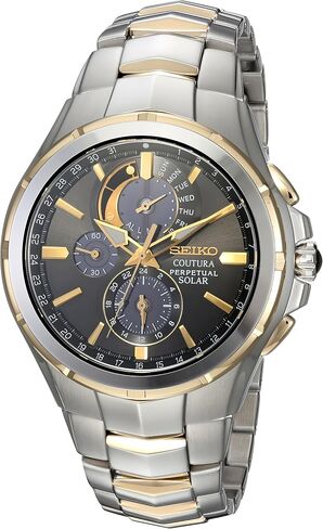SEIKO Mens COUTURA SS/PGP Gray DIAL in Saudi Arabia