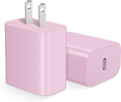 iPhone Fast Charger Block [2 Pack] 20W USB C Wall Charger PD Adapter Compatible with iPhone 14//14 Pro/14 Pro Max/14 Plus/13/12/11/Xs Max/XR/X/SE, iPad Pro/Mini, Galaxy, Google Pixel 5/4/3 and More in Saudi Arabia