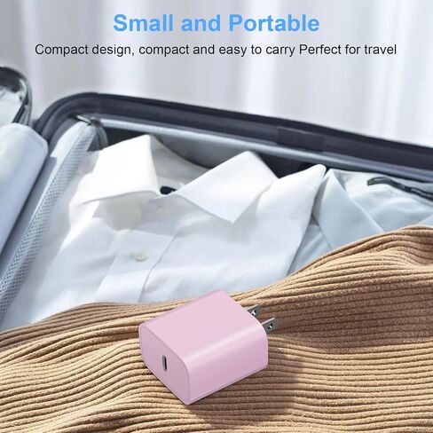 iPhone Fast Charger Block [2 Pack] 20W USB C Wall Charger PD Adapter Compatible with iPhone 14//14 Pro/14 Pro Max/14 Plus/13/12/11/Xs Max/XR/X/SE, iPad Pro/Mini, Galaxy, Google Pixel 5/4/3 and More in Saudi Arabia