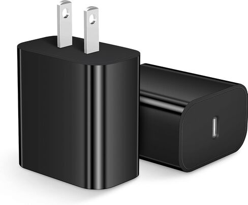 iPhone Fast Charger Block [2 Pack] 20W USB C Wall Charger PD Adapter Compatible with iPhone 14//14 Pro/14 Pro Max/14 Plus/13/12/11/Xs Max/XR/X/SE, iPad Pro/Mini, Galaxy, Google Pixel 5/4/3 and More in Saudi Arabia