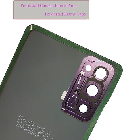 غطاء خلفي S20 FE بديل لباب البطارية الخلفي لهاتف Samsung Galaxy s20 fe G781 6.5 بوصة (سحاب لافندر/أرجواني) in Kuwait