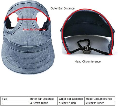Dog Baseball Hat, Adjust Pet Dog Sun Visor Hat Stripe Dog Outdoor Sport Sun Baseball Hat Visor(l-Pink) in Saudi Arabia