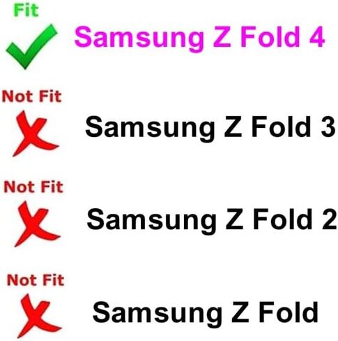 شريط لاصق لغطاء باب البطارية الخلفي لهاتف Samsung Galaxy Z Fold 4 SM-F936U F936U1 F936 (عبوة من قطعتين) in Saudi Arabia