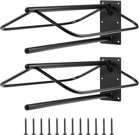 2 Pcs Saddle Rack Wall Mount - Heavy-Duty Carbon Steel Saddle Pad Racks,Wall Mounted Saddle Stand Horse Tack Storages for English Western Saddles,Horse Blankets,Stall Supplies Accessories in Saudi Arabia