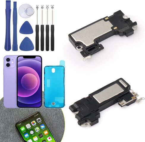 Earpiece Speaker Replacement for iPhone 12/12 Pro Ear Speaker Flex Cable Replacement for iPhone 12/12 Pro with Tool in Saudi Arabia