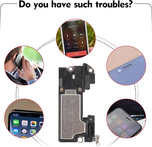 Earpiece Speaker Replacement for iPhone 12/12 Pro Ear Speaker Flex Cable Replacement for iPhone 12/12 Pro with Tool in Saudi Arabia