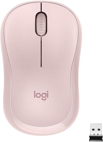 Logitech M220 Silent Wireless Mouse, 2.4 GHz with USB Receiver, 1000 DPI Optical Tracking, 18-Month Battery, Ambidextrous, Compatible with PC, Mac, Laptop (Off-White) in Saudi Arabia