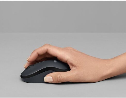 Logitech M220 Silent Wireless Mouse, 2.4 GHz with USB Receiver, 1000 DPI Optical Tracking, 18-Month Battery, Ambidextrous, Compatible with PC, Mac, Laptop (Off-White) in Saudi Arabia