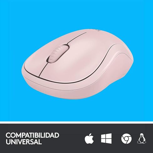 Logitech M220 Silent Wireless Mouse, 2.4 GHz with USB Receiver, 1000 DPI Optical Tracking, 18-Month Battery, Ambidextrous, Compatible with PC, Mac, Laptop (Off-White) in Saudi Arabia