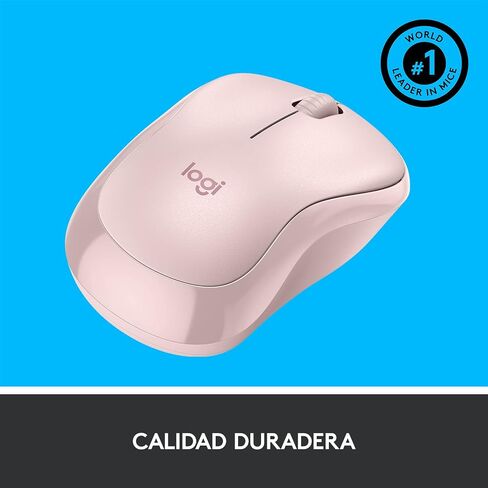 Logitech M220 Silent Wireless Mouse, 2.4 GHz with USB Receiver, 1000 DPI Optical Tracking, 18-Month Battery, Ambidextrous, Compatible with PC, Mac, Laptop (Off-White) in Saudi Arabia
