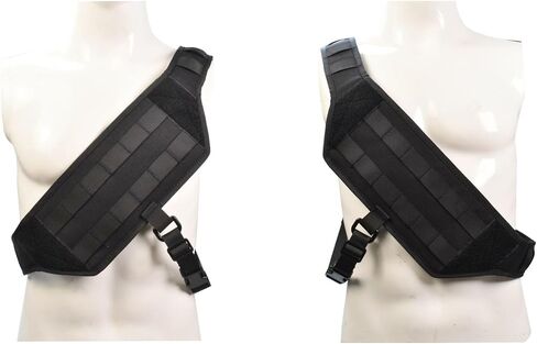 Tactical MOLLE Chest Platform Universal Chest Mounting Harness Adjustable Concealed Carry Fit Left & Right Shoulder in Saudi Arabia