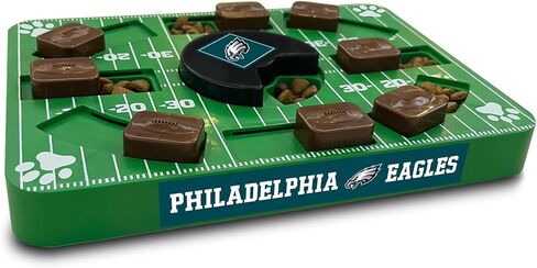 Pets First NFL Pittsburgh Steelers Large Puzzle Toy, Dog Puzzle Treat Toy, New Large Size, Interactive Dog Treat Toy, Dog Slow Feeding Toy in Saudi Arabia