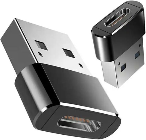 SAMSUNG MU-PC2T0T/AM 2TB Portable SSD T7 USB 3.2, Gray Bundle with Hard Shell Case & Converter Adapter Type C Adapter, Type-C USB C Female to USB2.0 USB 2.0 A Male in Saudi Arabia