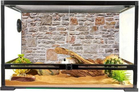 YongFoto الزواحف Terrarium الخلفية 72 × 18 بوصة خلفية خزان الزواحف خمر جدار من الطوب الزواحف خلفية الموئل الملتحي التنين خزان الأسماك حوض السمك خلفية خلفية in Kuwait