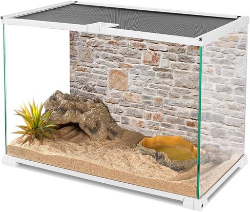 YongFoto الزواحف Terrarium الخلفية 72 × 18 بوصة خلفية خزان الزواحف خمر جدار من الطوب الزواحف خلفية الموئل الملتحي التنين خزان الأسماك حوض السمك خلفية خلفية in Kuwait