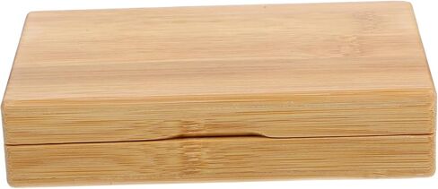 INOOMP 3 قطع صندوق أدوات صيد السمك منظم لطعم الصيد، منظم أدوات صيد الذبابة، منظم أدوات صيد الأسماك، علبة طعم صيد السمك، معدات صيد خشبية من الخيزران in Kuwait