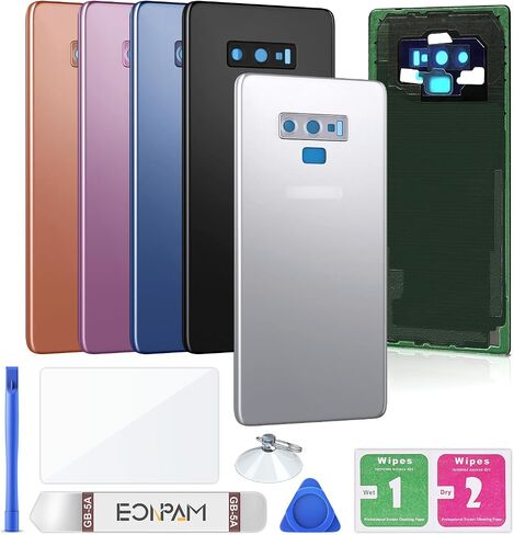 Back Cover Glass for Samsung Galaxy Note 9 SM-N960 Rear Housing Replacement with Camera Lens + Repair Tool Kit Genuine Rear Glass (Golden) in Saudi Arabia