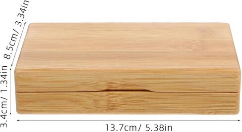 INOOMP 3 قطع صندوق أدوات صيد السمك منظم لطعم الصيد، منظم أدوات صيد الذبابة، منظم أدوات صيد الأسماك، علبة طعم صيد السمك، معدات صيد خشبية من الخيزران in Kuwait