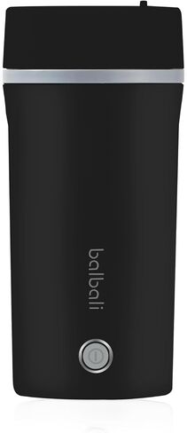balbali 17oz Travel Kettle Portable Electric Kettle - Mini Hot Water Boiler/Maker/Heater/Warmer for Tea - Small Electric Thermos Heated Travel Mug - Portable Kettle for Travel - Black in Saudi Arabia
