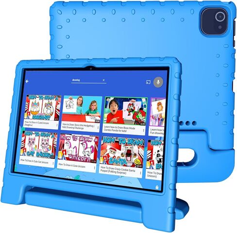 Tablet for Kids, 10 Inch Kids Tablet Android 13, 4GB+64GB, Octa-Core, WiFi 6, Big Battery, Google Kids Space, Parental Control 1280 * 800 HD Display Blue in Saudi Arabia