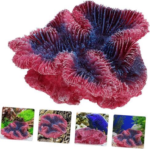 ديكور المرجان الاصطناعي ديكور المرجان وهمية الراتنج ديكور الشعاب المرجانية اكسسوارات المنزل ديكور للمنزل البحرية زخرفة خزان الأسماك الزينة الراتنج الشعاب المرجانية تزين حوض السمك الأسماك الصغيرة in Kuwait