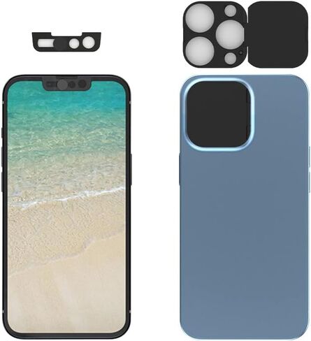 غطاء الخصوصية متوافق مع 13 Pro/iPhone 13 Pro Max مع غطاء الكاميرا الأمامية iPhone 13، يحمي الخصوصية والأمان ولكن لا يؤثر على التعرف على الوجه in Saudi Arabia