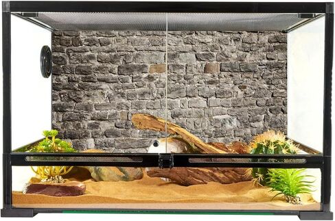 YongFoto الزواحف Terrarium الخلفية 72 × 18 بوصة خلفية خزان الزواحف خمر جدار من الطوب الزواحف خلفية الموئل الملتحي التنين خزان الأسماك حوض السمك خلفية خلفية in Kuwait