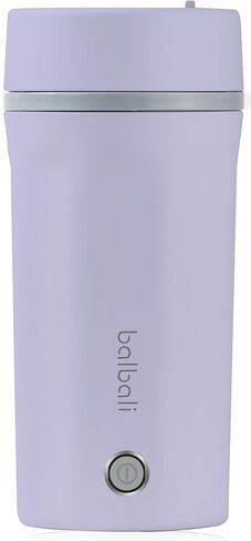 balbali 17oz Travel Kettle Portable Electric Kettle - Mini Hot Water Boiler/Maker/Heater/Warmer for Tea - Small Electric Thermos Heated Travel Mug - Portable Kettle for Travel - Black in Saudi Arabia