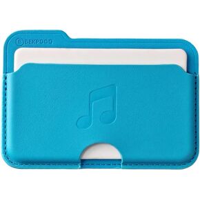 Folder Pop Magnetic Wallet for iPhone 16/15/14/13 Series and MagSafe cases, Compatible with iPhone MagSafe Wallet, Magnetic Card Holder for iphone, Vegan Leather, 3 Card Holder, Rainbow