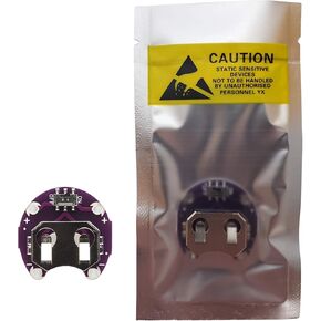 حامل بطارية Lilypad Arduino Coin Cell CR2032 مع مفتاح - حفظ البطاريات، إيقاف تشغيل مصابيح LED، حزمة من 2 in Kuwait
