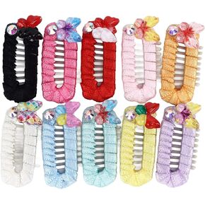 10pcs Pet Hairpin, Pet Hair Clip Stylish Snap Hair Barrettes Cute French Dog Hair Barrettes Puppy Grooming Hair Accessories for Small Medium Cats and Dogs