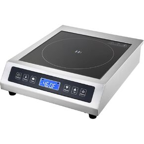 Portable Induction Cooktop, Commercial Range Countertop Burner, 1800W/120V Induction Burner with Sensor Touch and LCD Screen,Hot Plate Electric Stove for Cooking