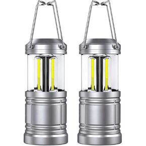 2 Pack LED Camping Lantern - 500 Lumens ,Collapsible LED Lanterns for Hurricane, Emergency,Storms, Outage