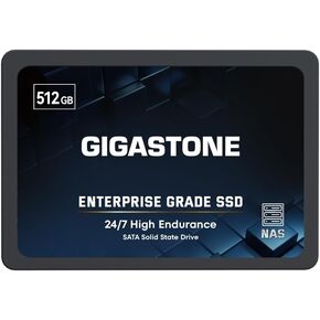 Gigastone Game Pro 128GB SSD SATA III 6Gb/s. 3D NAND 2.5" Internal Solid State Drive, Read up to 510MB/s. Compatible with PS4, PC, Desktop and Laptop, 2.5 inch 7mm (0.28")